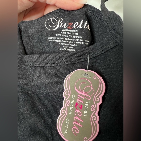 Girls Suzette cami with binded sides - Picture 2 of 3